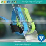 Promotion Low Price Fabric Passive 13.56mhz RFID Wristband thumbnail-3
