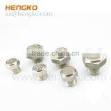 Sintered 316L Stainless Steel Pneumatic Exhaust Muffler Silencer thumbnail-6