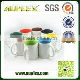 11oz Whtie Inner Color Handle Sublimation Coated Mug thumbnail-1