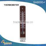 YG5323,big Wooden Case Glass Thermometer thumbnail-1