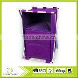 10 Division Non-woven Fabric X-Frame Oxford Laundry Baskets thumbnail-2