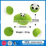 Food Grade Drinking Heat Resistance Panda Silicone Cup Lid thumbnail-2