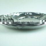 2015 Hot Selling Multi Size Stainless Steel Decorative Flower Plate, Dinner Round Plate With3 Clour thumbnail-5