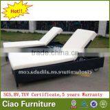 Wholesale Garden Poolside Lounge Furniture Rattan Lounge Chair thumbnail-2