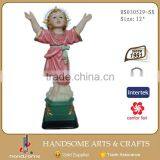 12 Inch Resin Religious Items Craft Home Decoration Figurine Nino Statues Baby Jesus thumbnail-3