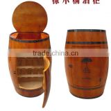 Hot sale exqusite finished standing wooden wine cabinet