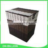Plastic Material Cheap pp Woven Baskets With Lids thumbnail-2