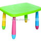 Carton Style Colorful Plastic Kids Table and Chair Set thumbnail-2