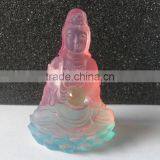 Clear Resin Kuanyin Figurine Decoration thumbnail-3