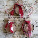 Natural Hanging Tree Birch Bark Ornaments thumbnail-2