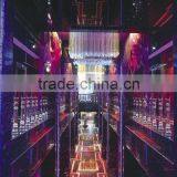 Bar Interior Decoration With Crystal Railing thumbnail-1