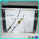 Clear Lovely Acrylic Photo Frame Acrylic Calendar Display Holder Tabletop Photo Frame thumbnail-5