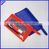 Hot Selling Cheap Non Woven Clear PVC Office Pencil Bag With Zipper thumbnail-1