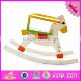 2017 New Design Children Funny Wooden Ride on Horse Toy W16D108 thumbnail-3