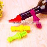 2016 New Products Four Colors Hot Sale Silicone Wine Stopper Chess Shape thumbnail-1
