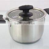 Hot Selling Tall Metal Stainless Steel Soup Pan Sause Pot thumbnail-4