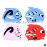 Children Cartoon Swimming Cap Ear-protection Swim Caps thumbnail-1