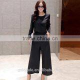 Fashion Designer Top, Stylish Wide Leg Pants Suits thumbnail-2