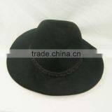 Black Color Wide Brim Men's Hats Wool Felt Hat With High Quality thumbnail-3