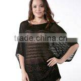 Fashion Black Sweater For Women thumbnail-1