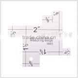 Kearing Transparent Flexible Plastic Patchwork Quilting Rulers for Quilter#5601