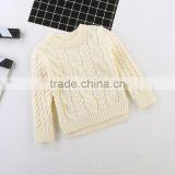 Wholesale Chunky Wool Handmade Cable-Knit Sweater Design for Girls and Boys thumbnail-4