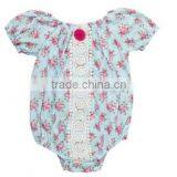 Boutique Baby Romper 2017 Wholesale Baby Girl Rompers Soft Design Baby Lace Ruffle Romper for Kids thumbnail-2