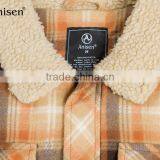 Stock Windproof Collar Plaids Men Polar Fleece Vest thumbnail-3