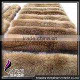 CX-A-04 Raccoon Fur Trim Real Raccoon Fur Women Detachable Collar thumbnail-2