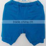 Cool Baby Boys Plain Dyed Sky Blue Knitted Cotton Pants for Autumn thumbnail-2