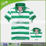 Comfortable Men Different Color Collar Polo Shirt thumbnail-1