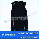 2012 High Quality OEM Men's Compression Top&shirt thumbnail-1