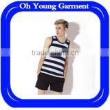 Factory Price Wholesale Gym Stringer Mens Tank Top thumbnail-3
