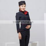 Flight Attendant Hat And Bespoke Airline Uniforms Sets Pattern thumbnail-5