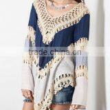 Walson Summer Women Bathing Suit Sexy Lace Crochet Bikini Swimwear Cover Up Beach Dress thumbnail-4