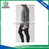 Grey Color 100% Polyester Men Breathable Muscle Fit Hoodie Plain Jacket,gym Wear thumbnail-3