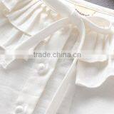 2017 Wholesale Blank Plaid Long Sleeve Spring Autumn Children t Shirt Tops thumbnail-5