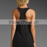 Slub Classic Racer Back Tank Tops Ladies Wholesale thumbnail-3