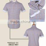 100% Cotton Checked Slim Fit Summer Shirts for Men thumbnail-1