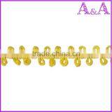 CB2696 Wholesale Candy Color Flower Designs Mesh Embroidery Lace Decoration Chemical Lace Trim for Dresses thumbnail-3