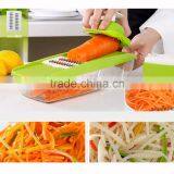 Kitchen Accessories Cooking Multi-functional Fruit Vegetable Cutter Slicer 4 Interchangeable Stainless Steel Blades Tools KC1340 thumbnail-4
