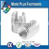 Made in Taiwan Stainless Steel Self Tapping Groove Pin Threaded Insert Threaded Nut For Plastic thumbnail-3