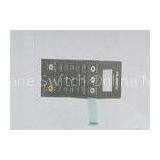 LED Embedded Black Membrane Touch Switch For Electric Weighing