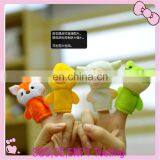 Dongguan plush toys factory lovely plush finger puppet toy