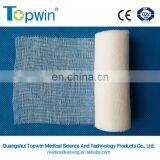 White 100%cotton 40S 17th Medical gauze bandage