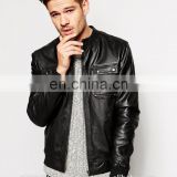Men Leather Jacket / Genuine Leather Jacket / Sheepskin Leather Jacket