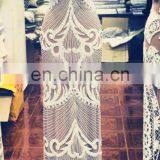 HANDWORK GOWN WORK TRIMS AND APPLIQUES IN CRYSTAL STONE