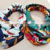 Polyester Printed Elastic Hair Band Hair Accessories Fashion Printing Headband for Women thumbnail-5