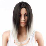 For White Women No Shedding Fade Full Brazilian Lace Human Hair Wigs 12 Inch Hand Chooseing