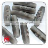Nickle Free Customized 4CM - -5CM Shinny Grey Color Barrel Resin Polyester Toggle Used In Europe thumbnail-4